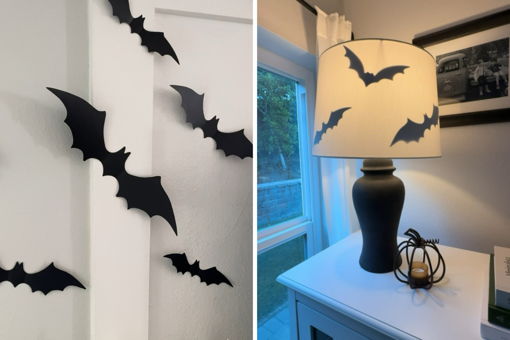 bat decals for Halloween